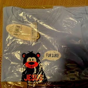 24 month old tee shirt with bear on front. Brand new.
